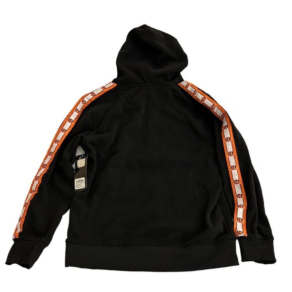 Cincinnati Bengals Youth Hoodie 14 16 Black Orange NFL Football Boys Logo New - Picture 4 of 8